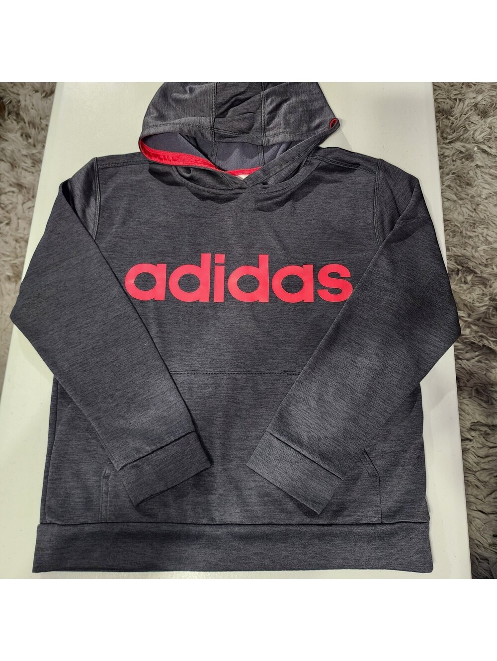 Adidas Hoodie Sweatshirt Size Kids L/G 14/16Unisex Girls Boys Back To School